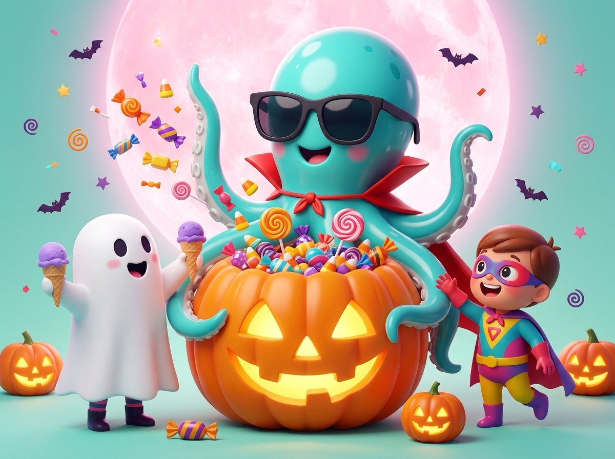 Halloween candy and trick-or-treat at Beverly's Ice Cream